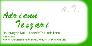 adrienn teszari business card